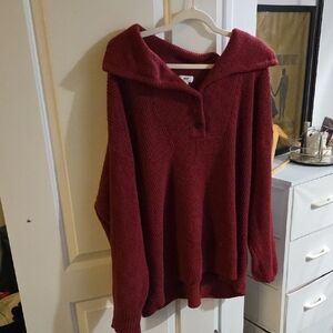 Aerie Red Sweater